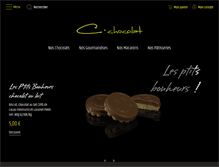 Tablet Screenshot of cchocolat.com